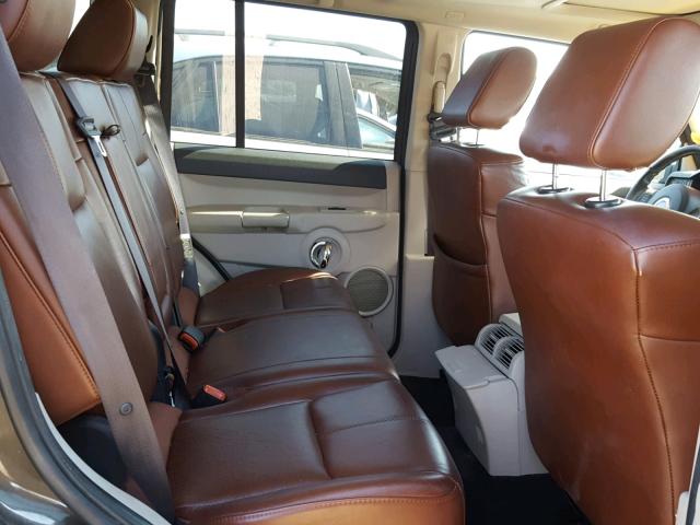 1J8HG58216C306173 - 2006 JEEP COMMANDER Boz foto 6