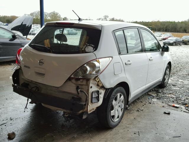 3N1BC13E77L358693 - 2007 NISSAN VERSA S WHITE photo 4