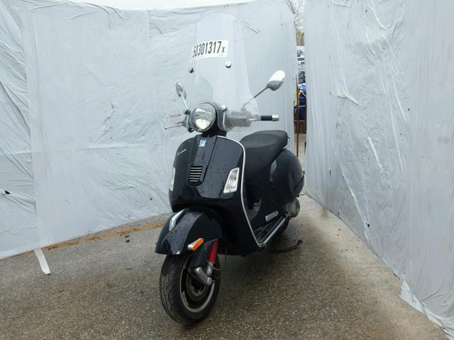 ZAPM459L395600509 - 2009 VESPA GTS 250 BLACK photo 2