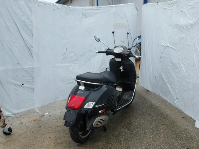 ZAPM459L395600509 - 2009 VESPA GTS 250 BLACK photo 4