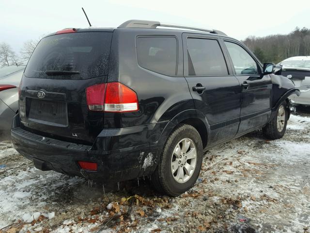 KNDJH741795020710 - 2009 KIA BORREGO LX BLACK photo 4