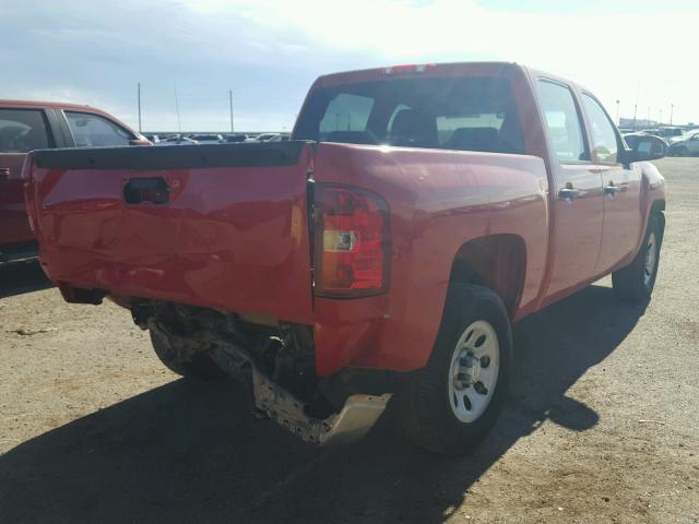 3GCPCPEA5BG180977 - 2011 CHEVROLET SILVERADO RED photo 4