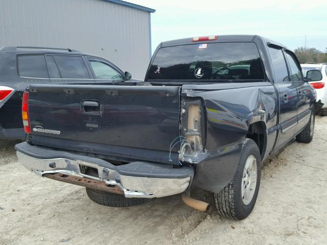 2GCEC13T761120254 - 2006 CHEVROLET SILVERADO BLACK photo 4