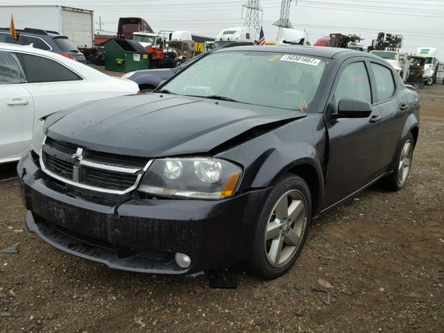 1B3LC76VX9N545978 - 2009 DODGE AVENGER R/ BLACK photo 2