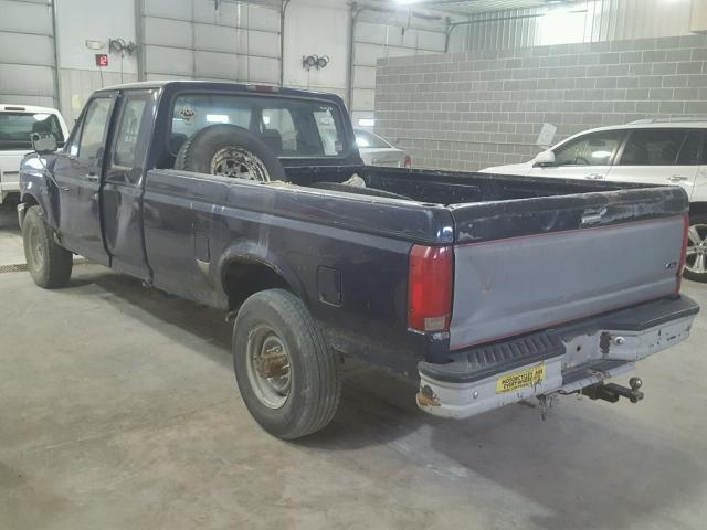 1FTHX25H4SKA78958 - 1995 FORD F250 BLUE photo 3