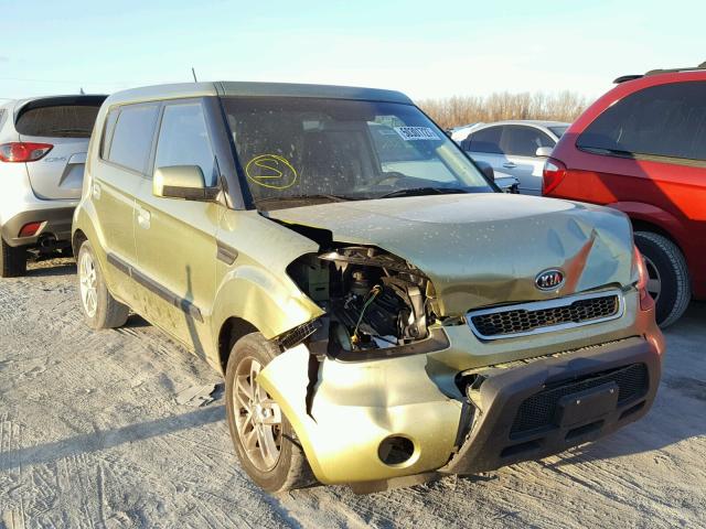 KNDJT2A25A7088219 - 2010 KIA SOUL GREEN photo 1