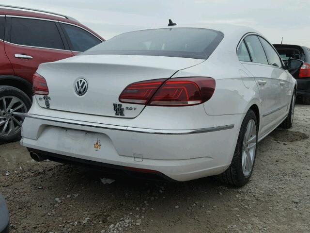 WVWBP7AN8EE529052 - 2014 VOLKSWAGEN CC SPORT WHITE photo 4