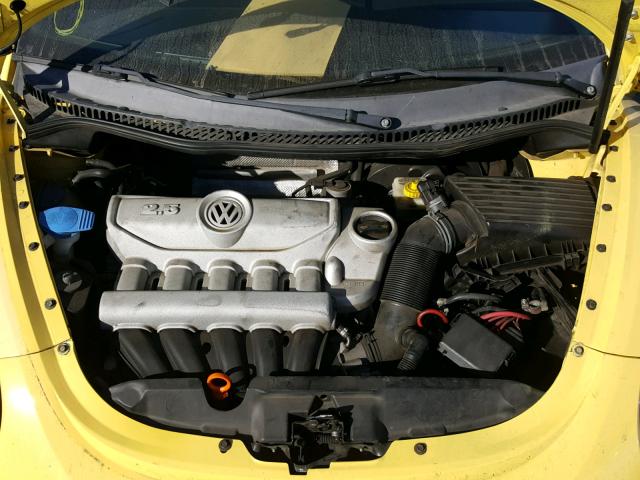 3VWPW31C68M502637 - 2008 VOLKSWAGEN NEW BEETLE 黄色 照片 7