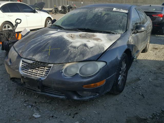 2C3HE66G42H301269 - 2002 CHRYSLER 300M GRAY photo 2