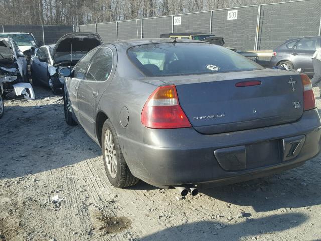 2C3HE66G42H301269 - 2002 CHRYSLER 300M GRAY photo 3