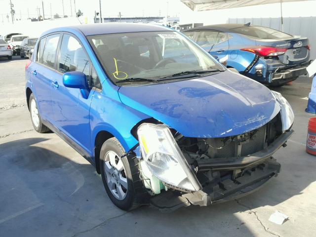 3N1BC13E27L420579 - 2007 NISSAN VERSA S BLUE photo 1