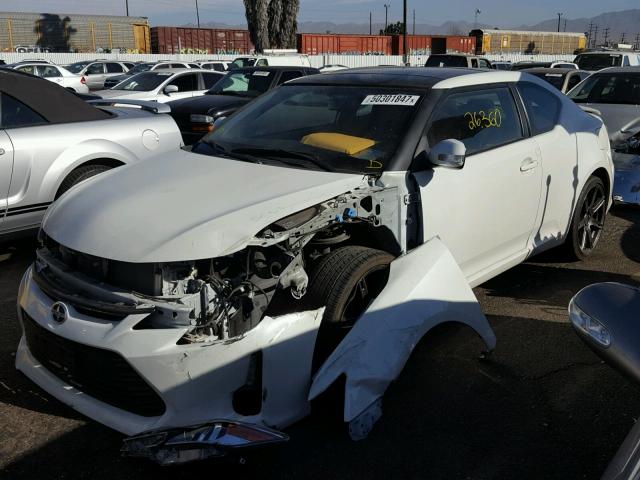 JTKJF5C75GJ014224 - 2016 TOYOTA SCION TC 白色 照片 2