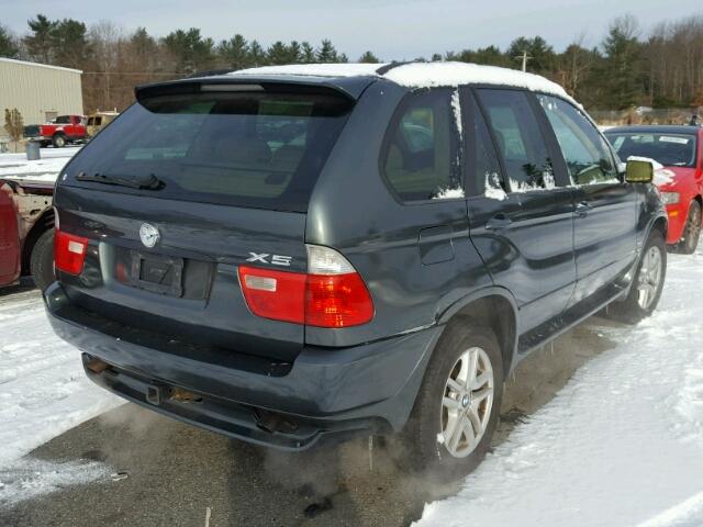 5UXFA13564LU35760 - 2004 BMW X5 3.0I GRAY photo 4