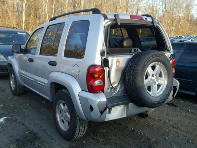 1J4GL58K24W289484 - 2004 JEEP LIBERTY LI SILVER photo 3