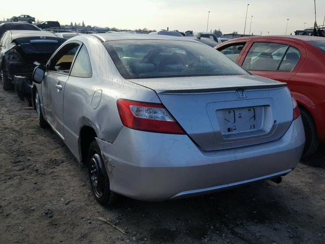 2HGFG12617H511141 - 2007 HONDA CIVIC LX SILVER photo 3