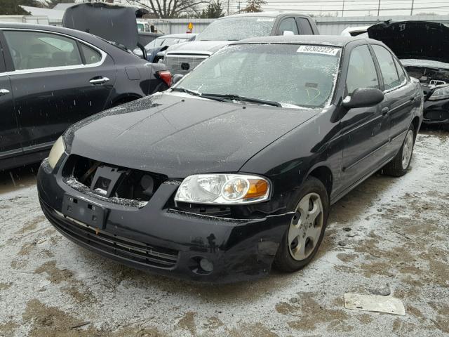 3N1CB51D04L867500 - 2004 NISSAN SENTRA 1.8 BLACK photo 2