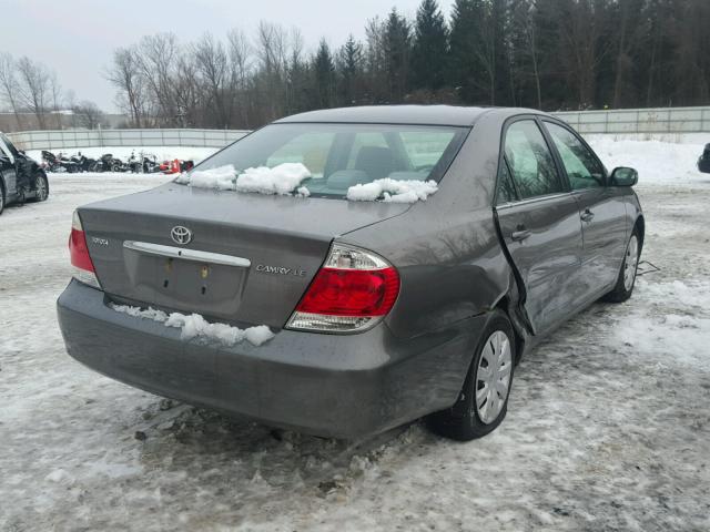 4T1BE32K36U714583 - 2006 TOYOTA CAMRY LE GRAY photo 4