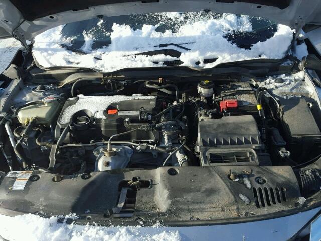 2HGFC2F77GH019783 - 2016 HONDA CIVIC EX ნაცრისფერი ფოტო 7