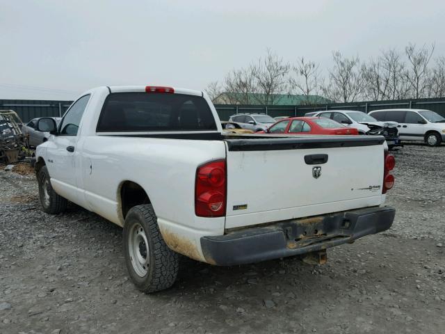 1D7HA16N58J236986 - 2008 DODGE RAM 1500 S WHITE photo 3