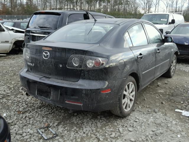 JM1BK32F081132798 - 2008 MAZDA 3 I BLACK photo 4