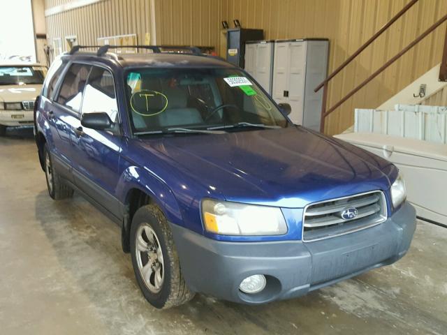 JF1SG63663H759920 - 2003 SUBARU FORESTER 2 BLUE photo 1