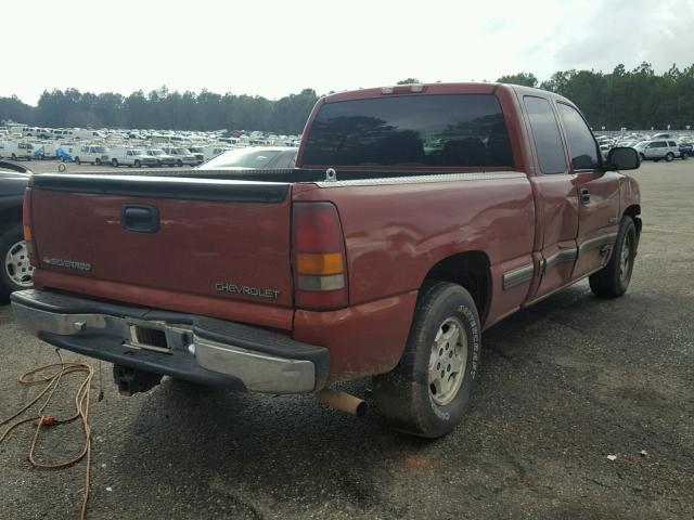 2GCEC19T711108900 - 2001 CHEVROLET SILVERADO RED photo 4