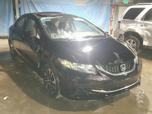 19XFB2F86DE065039 - 2013 HONDA CIVIC EX შავი ფოტო 1