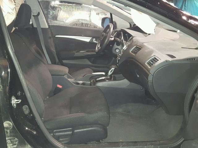 19XFB2F86DE065039 - 2013 HONDA CIVIC EX შავი ფოტო 5