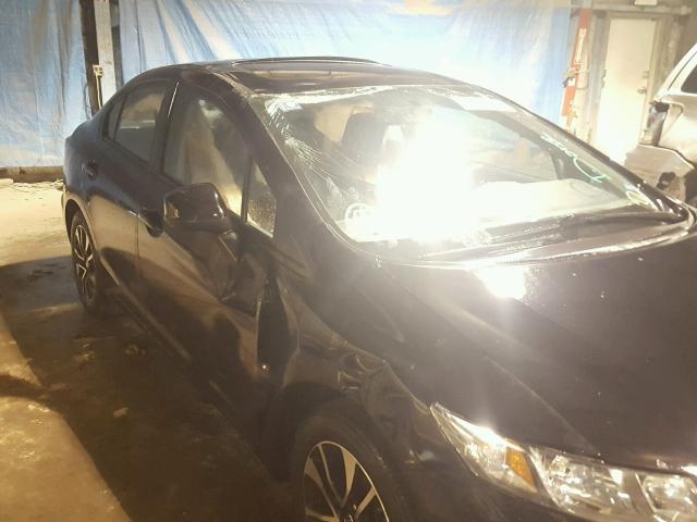 19XFB2F86DE065039 - 2013 HONDA CIVIC EX შავი ფოტო 9