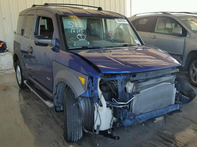 5J6YH18594L005407 - 2004 HONDA ELEMENT EX BLUE photo 1