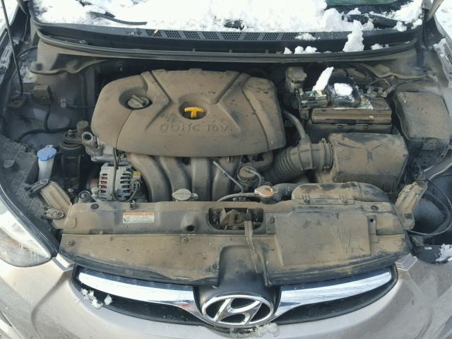 5NPDH4AE1BH035342 - 2011 HYUNDAI ELANTRA GL BROWN photo 7