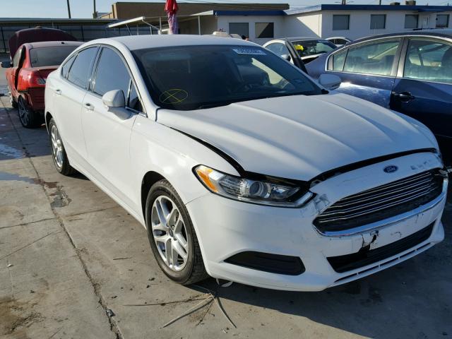 1FA6P0H79E5375327 - 2014 FORD FUSION SE WHITE photo 1