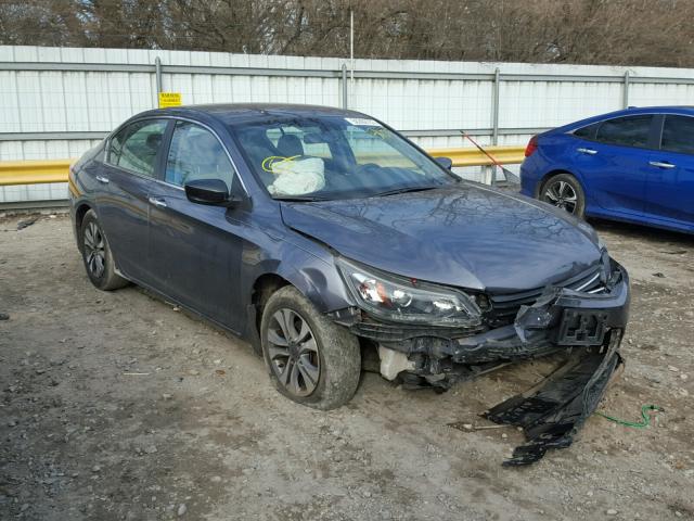 1HGCR2F30DA121757 - 2013 HONDA ACCORD LX SILVER photo 1