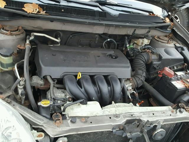 2T1KR32E05C322451 - 2005 TOYOTA MATRIX GRAY photo 7