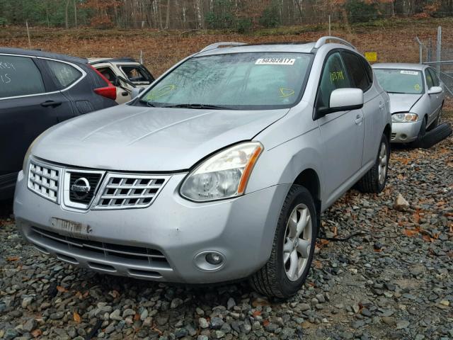 JN8AS58V79W443076 - 2009 NISSAN ROGUE S SILVER photo 2