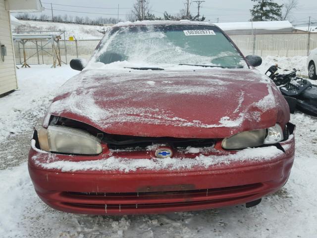 1Y1SK52812Z419083 - 2002 CHEVROLET GEO PRIZM RED photo 10