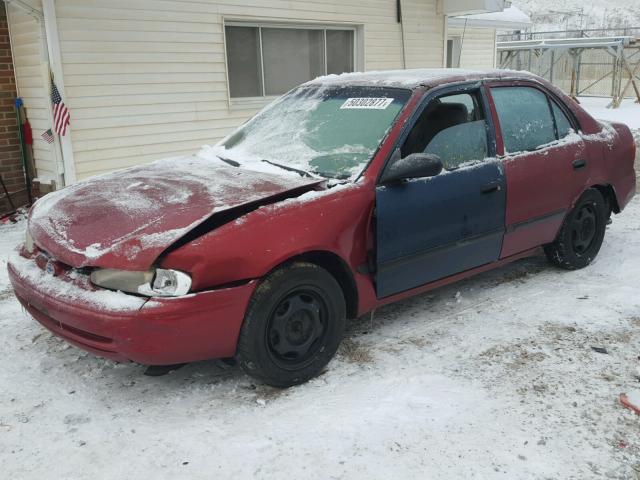 1Y1SK52812Z419083 - 2002 CHEVROLET GEO PRIZM 红色 照片 2