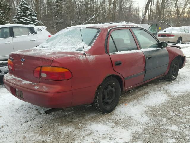 1Y1SK52812Z419083 - 2002 CHEVROLET GEO PRIZM 红色 照片 4
