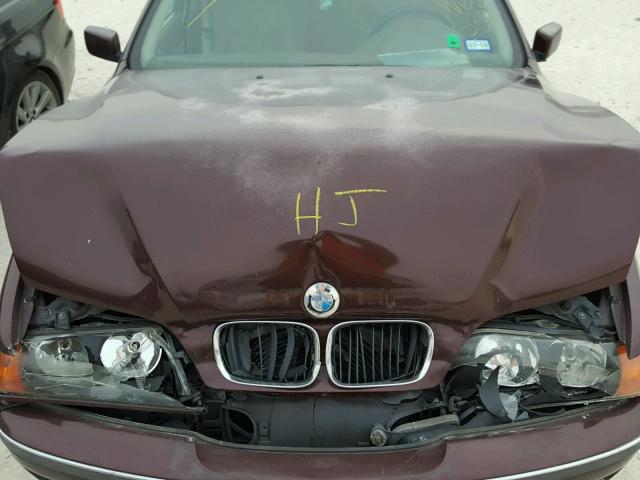 WBADD6328VBW06533 - 1997 BMW 528 I AUTO MAROON photo 7