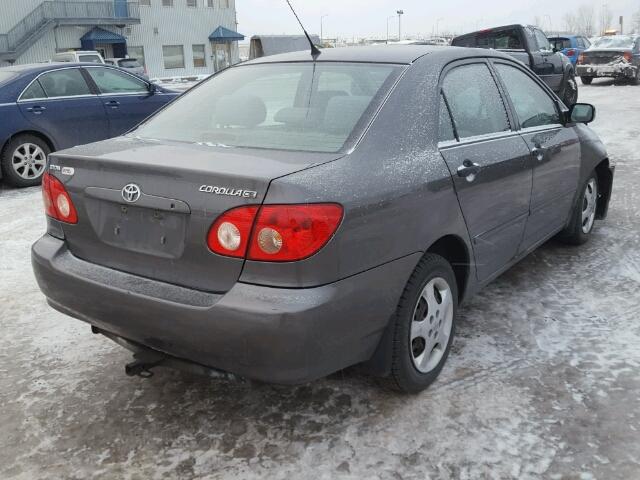 2T1BR32E66C711077 - 2006 TOYOTA COROLLA CE CHARCOAL photo 4