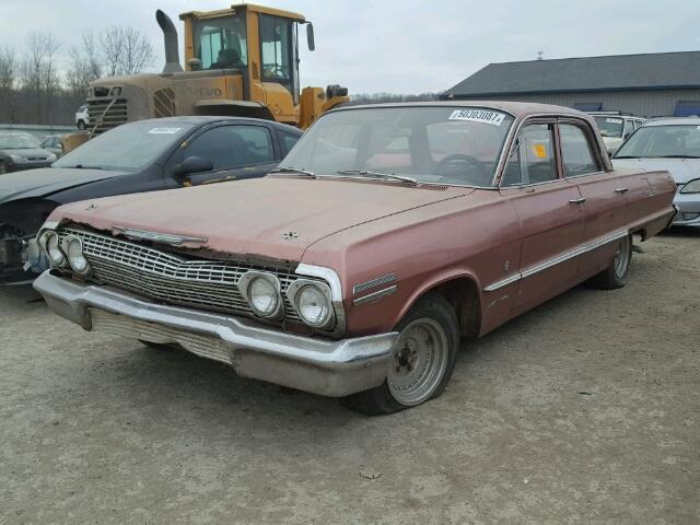 31769F163766 - 1963 CHEVROLET IMPALA BROWN photo 2