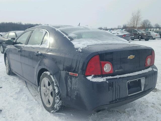 1G1ZB5EB9AF214856 - 2010 CHEVROLET MALIBU LS BLUE photo 3