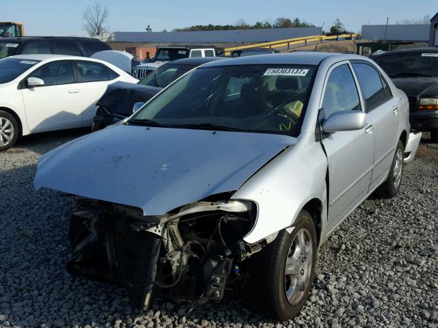 1NXBR32E48Z040414 - 2008 TOYOTA COROLLA CE SILVER photo 2