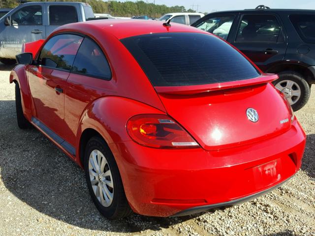 3VWFP7AT1CM646167 - 2012 VOLKSWAGEN BEETLE RED photo 3