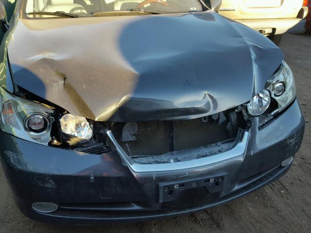 JTHBJ46G572032151 - 2007 LEXUS ES 350 GRAY photo 9