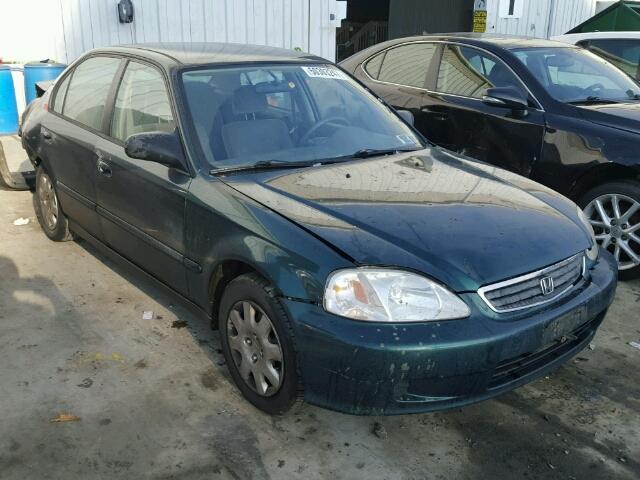 2HGEJ6614XH525477 - 1999 HONDA CIVIC BASE GREEN photo 1