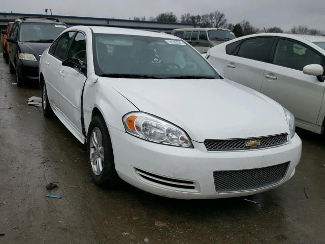 2G1WF5E31C1280540 - 2012 CHEVROLET IMPALA LS WHITE photo 1