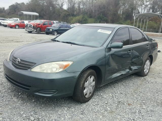 4T1BE32K04U294018 - 2004 TOYOTA CAMRY LE GREEN photo 2