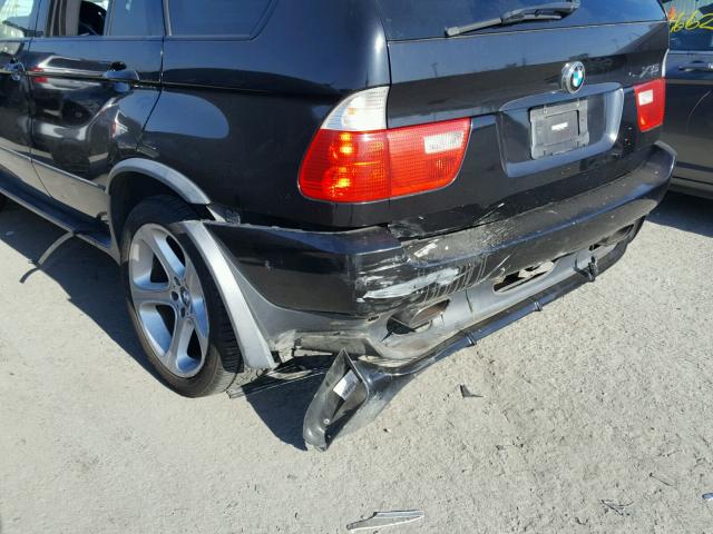 5UXFB93503LN80903 - 2003 BMW X5 4.6IS BLACK photo 9