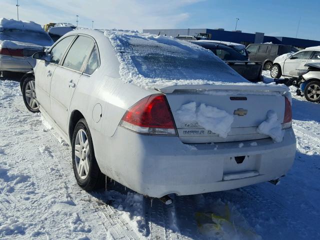 2G1WG5E33D1203098 - 2013 CHEVROLET IMPALA LT WHITE photo 3